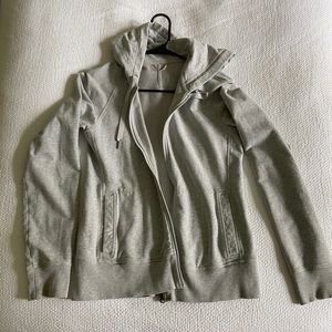 LULULEMON GRAY ZIP UP